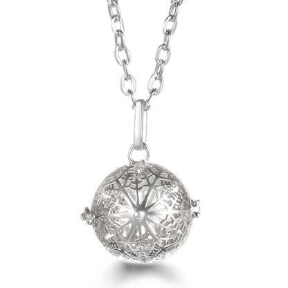 Wings of Grace™ Angel-Wing Diffuser Necklace — Sterling Silver