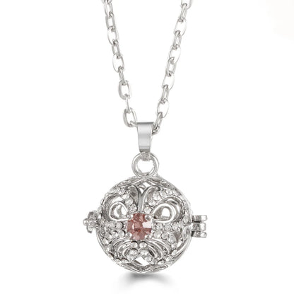 Wings of Grace™ Angel-Wing Diffuser Necklace — Sterling Silver