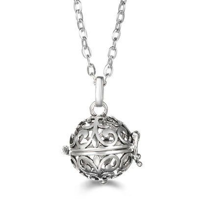 Wings of Grace™ Angel-Wing Diffuser Necklace — Sterling Silver